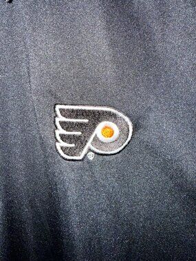 Philadelphia Flyers NHL Labatt Blue Embroidered Performance Golf Polo Shirt Sz L